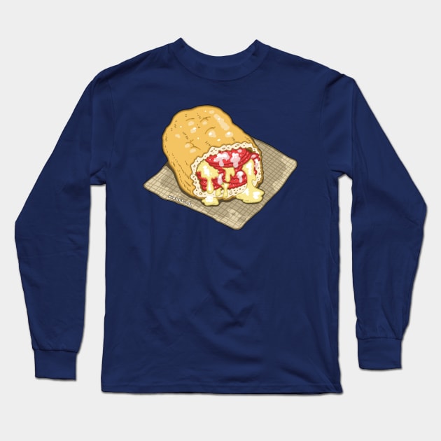 Pepperoni Roll by Ronkytonk Long Sleeve T-Shirt by Ronkytonk